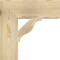 Ekena Millwork Funston Block Rough Sawn Bracket, Douglas Fir, 6"W x 20"D x 20"H BKT06X20X20FST05RDF - alternate 4
